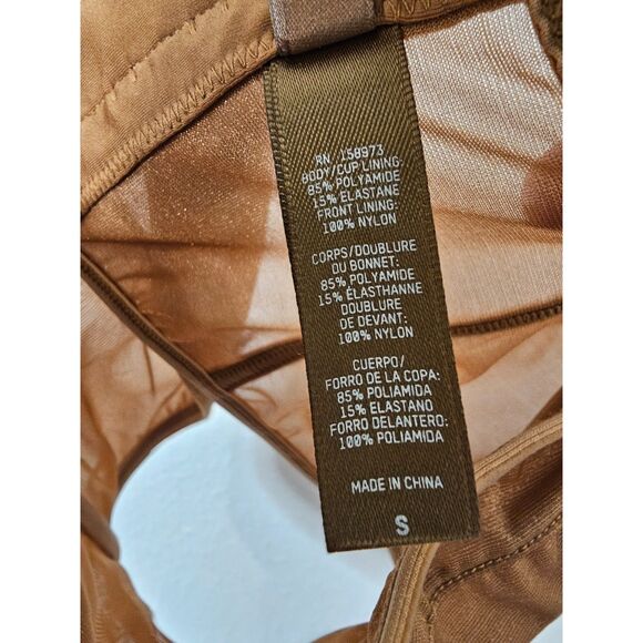 SKIMS Glissenette Cropped Corset Chai Small - Picture 5 of 10